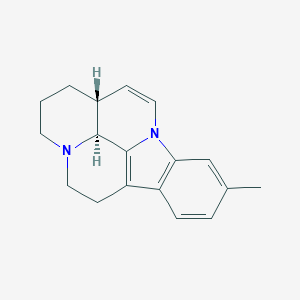 molecular formula C18H20N2 B043795 11-Methyl-20,21-dinoreburnamenine CAS No. 123828-80-8