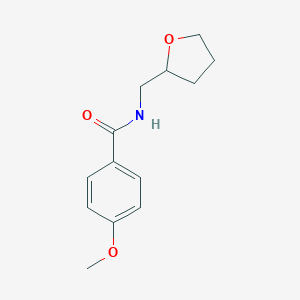molecular formula C13H17NO3 B437984 4-methoxy-N-[(oxolan-2-yl)methyl]benzamide CAS No. 331241-02-2