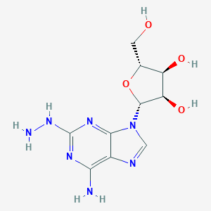 molecular formula C10H15N7O4 B043799 2-Hydrazino Adenosine CAS No. 15763-11-8