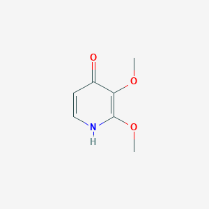 molecular formula C7H9NO3 B043809 4-羟基-2,3-二甲氧基吡啶 CAS No. 123631-83-4