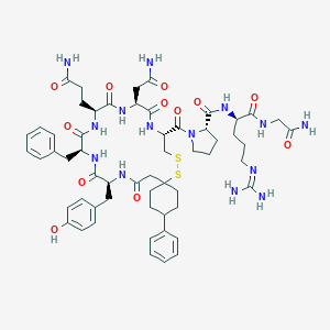 Argipressin, (1-mercapto-4-phenylcyclohexaneacetic acid)(1)-
