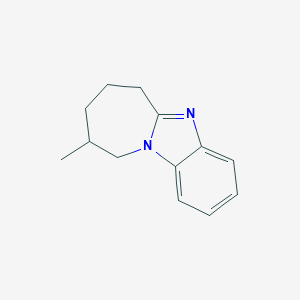 molecular formula C13H16N2 B043819 9-Methyl-7,8,9,10-tetrahydro-6H-azepino[1,2-a]benzimidazole CAS No. 117661-99-1