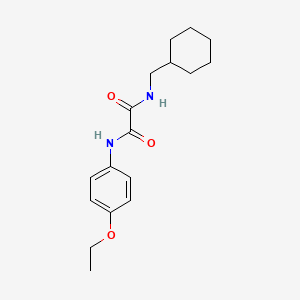 molecular formula C17H24N2O3 B4385084 N-(cyclohexylmethyl)-N'-(4-ethoxyphenyl)oxamide 