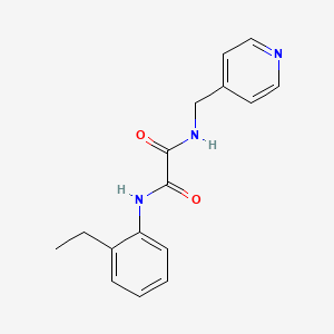 molecular formula C16H17N3O2 B4385429 N'-(2-ethylphenyl)-N-(pyridin-4-ylmethyl)oxamide 