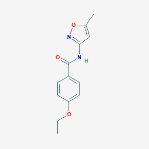 molecular formula C13H14N2O3 B438549 4-ethoxy-N-(5-methyl-1,2-oxazol-3-yl)benzamide 