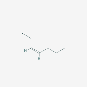 molecular formula C₆H₁₂ B043857 cis-3-Heptene CAS No. 7642-10-6