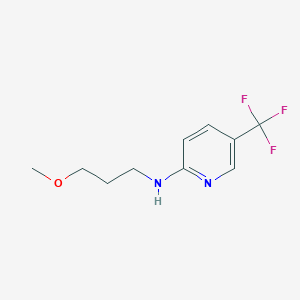 molecular formula C10H13F3N2O B4385768 N-(3-methoxypropyl)-5-(trifluoromethyl)pyridin-2-amine 