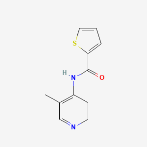 molecular formula C11H10N2OS B4386085 N-(3-methylpyridin-4-yl)thiophene-2-carboxamide 