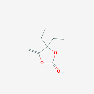 molecular formula C8H12O3 B043865 4,4-Diethyl-5-methylene-1,3-dioxolane-2-one CAS No. 111835-62-2