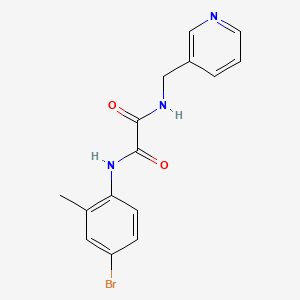 molecular formula C15H14BrN3O2 B4386928 N'-(4-bromo-2-methylphenyl)-N-(pyridin-3-ylmethyl)oxamide 