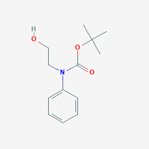 molecular formula C13H19NO3 B043872 tert-Butyl (2-hydroxyethyl)phenylcarbamate CAS No. 121492-10-2