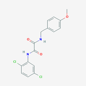molecular formula C16H14Cl2N2O3 B4387275 N~1~-(2,5-DICHLOROPHENYL)-N~2~-(4-METHOXYBENZYL)ETHANEDIAMIDE 