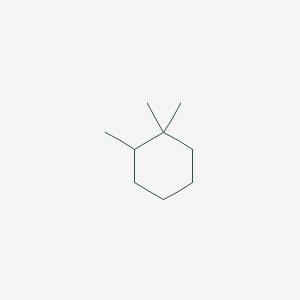 molecular formula C9H18 B043873 1,1,2-三甲基环己烷 CAS No. 7094-26-0