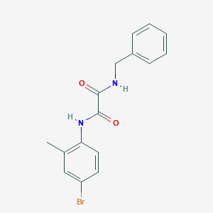 molecular formula C16H15BrN2O2 B4387602 N-benzyl-N'-(4-bromo-2-methylphenyl)oxamide 