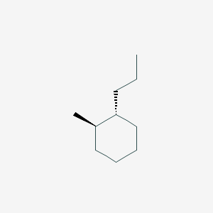 molecular formula C10H20 B043880 trans-1-Methyl-2-propylcyclohexane CAS No. 42806-77-9