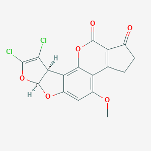 molecular formula C17H10Cl2O6 B043882 Aflatoxin B1-8,9-dichloride CAS No. 119718-03-5
