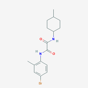 molecular formula C16H21BrN2O2 B4388211 N'-(4-bromo-2-methylphenyl)-N-(4-methylcyclohexyl)oxamide 