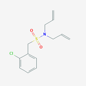 molecular formula C13H16ClNO2S B4388438 N,N-DIALLYL(2-CHLOROPHENYL)METHANESULFONAMIDE 
