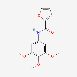 molecular formula C14H15NO5 B4388487 N-(3,4,5-trimethoxyphenyl)furan-2-carboxamide 