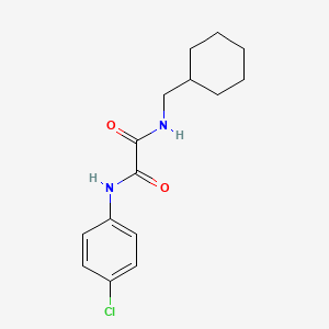 molecular formula C15H19ClN2O2 B4389258 N'-(4-chlorophenyl)-N-(cyclohexylmethyl)oxamide 