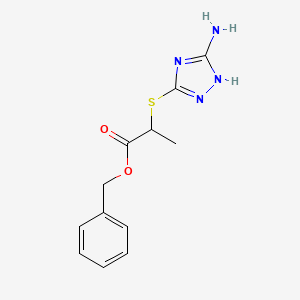 molecular formula C12H14N4O2S B4390383 C12H14N4O2S 