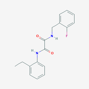 molecular formula C17H17FN2O2 B4390838 N'-(2-ethylphenyl)-N-[(2-fluorophenyl)methyl]oxamide 