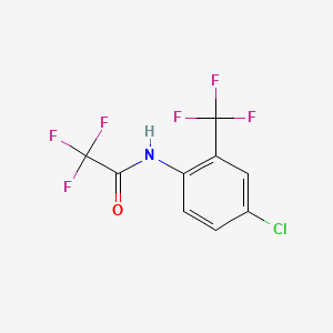 molecular formula C9H4ClF6NO B4390871 Acetanilide, 4'-chloro-2,2,2-trifluoro-2'-(trifluoromethyl)- CAS No. 90830-16-3