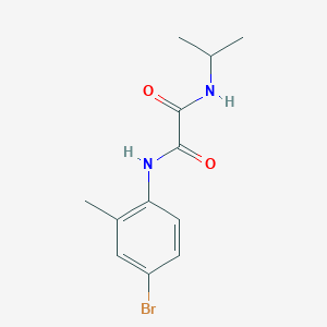 molecular formula C12H15BrN2O2 B4390964 N-(4-bromo-2-methylphenyl)-N'-propan-2-yloxamide 