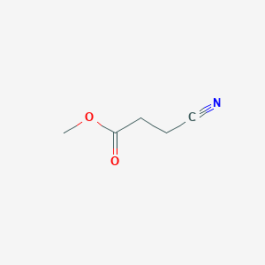 molecular formula C5H7NO2 B043914 Methyl 3-cyanopropanoate CAS No. 4107-62-4