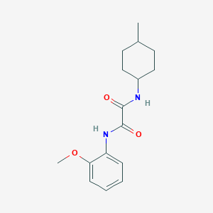 molecular formula C16H22N2O3 B4391722 N'-(2-methoxyphenyl)-N-(4-methylcyclohexyl)oxamide 