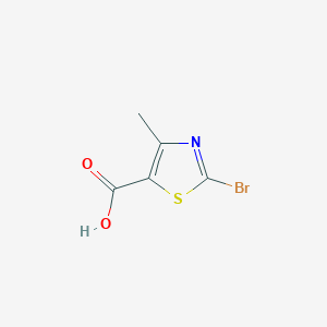 molecular formula C5H4BrNO2S B043922 2-Bromo-4-methylthiazole-5-carboxylic acid CAS No. 40003-41-6