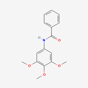 molecular formula C16H17NO4 B4392223 N-(3,4,5-trimethoxyphenyl)benzamide 