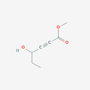 Methyl 4-hydroxyhex-2-ynoate