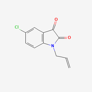 molecular formula C11H8ClNO2 B4394322 1-Allyl-5-chloroindoline-2,3-dione 