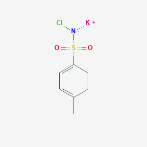 molecular formula C7H7ClKNO2S B043944 Potassium N-chloro-p-toluenesulfonamide CAS No. 125069-32-1