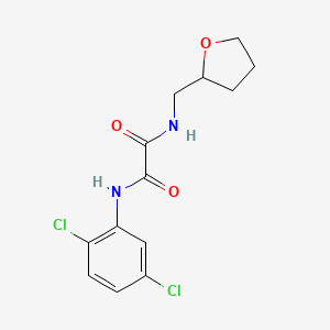 molecular formula C13H14Cl2N2O3 B4394475 N-(2,5-dichlorophenyl)-N'-(tetrahydrofuran-2-ylmethyl)ethanediamide 
