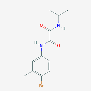 molecular formula C12H15BrN2O2 B4394660 N-(4-bromo-3-methylphenyl)-N'-propan-2-yloxamide 