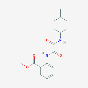 molecular formula C17H22N2O4 B4394738 Methyl 2-[[2-[(4-methylcyclohexyl)amino]-2-oxoacetyl]amino]benzoate 