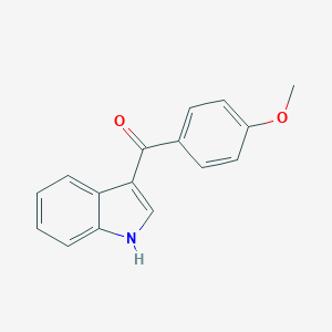 molecular formula C16H13NO2 B043948 1H-indol-3-yl-(4-methoxyphenyl)methanone CAS No. 22051-15-6