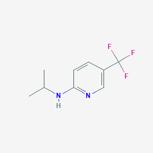 molecular formula C9H11F3N2 B4394870 N-Isopropyl-5-(trifluoromethyl)pyridin-2-amine 