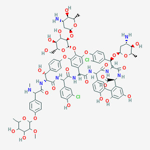 molecular formula C84H93Cl2N9O31 B043951 Helvecardin B CAS No. 119979-34-9