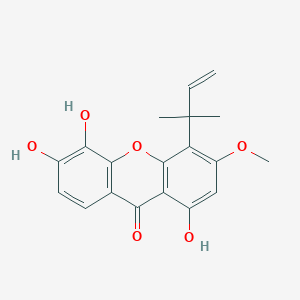 molecular formula C19H18O6 B043953 isocudraniaxanthone B CAS No. 199851-52-0