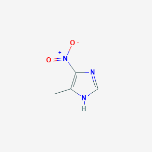 molecular formula C4H5N3O2 B043955 4-Methyl-5-nitroimidazole CAS No. 14003-66-8
