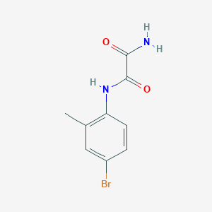 molecular formula C9H9BrN2O2 B4395532 N'-(4-bromo-2-methylphenyl)oxamide 