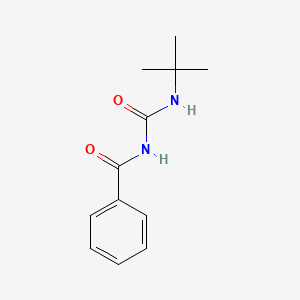 molecular formula C12H16N2O2 B4395859 Benzamide, N-(((1,1-dimethylethyl)amino)carbonyl)- CAS No. 39970-08-6