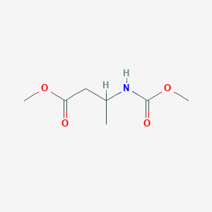 molecular formula C7H13NO4 B043966 Methyl 3-(methoxycarbonylamino)butanoate CAS No. 116173-72-9