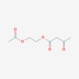 molecular formula C8H12O5 B043968 3-Oxobutanoic acid 2-(acetyloxy)ethyl ester CAS No. 34500-18-0