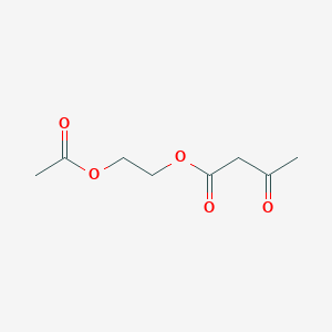 molecular formula C8H12O5 B043968 Butanoic acid, 3-oxo-, 2-(acetyloxy)ethyl ester CAS No. 34500-18-0