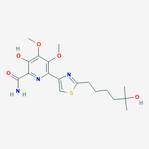 molecular formula C18H25N3O5S B043970 Karnamicin D1 CAS No. 122535-59-5