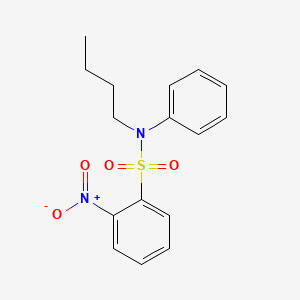 molecular formula C16H18N2O4S B4397061 N-butyl-2-nitro-N-phenylbenzenesulfonamide 
